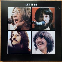 The Beatles Let it Be LP BOX SET with Large T-Shirt.