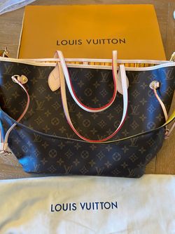 Louis Vuitton Neverfull Bandouliere Inside Out MM