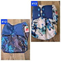 🌿 Brand New Cloth Diapers – Elf & Kinder Cloth (#12–#15)