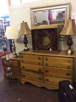 New items every week starting at A dollar and up! Unique Wreaths and beautiful lamps starting at $15.00