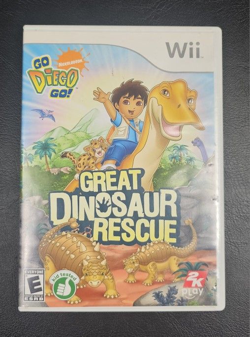 Go, Diego, Go Great Dinosaur Rescue (Nintendo Wii, 2008) Nickelodeon