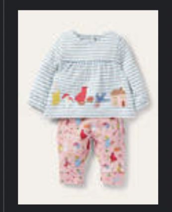 Boden Mini Baby Clothing Set 3-9mo 