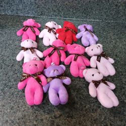 Valentine Mini Teddy Bears 11 Pieces Must Pick Up