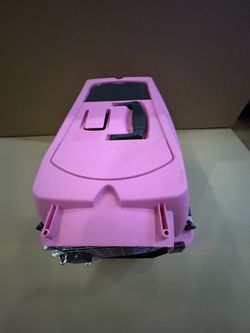Pink pet carrier medium