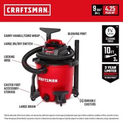 Craftsman Wet Dry Shop Vac 