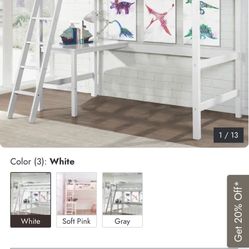 Loft Bunk bed With Desk