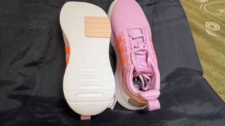Child size 2 purple/pink Adidas racer tr21 k