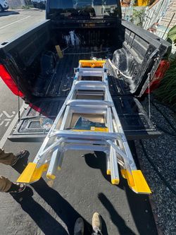 Werner 18 foot 6 in one ladder