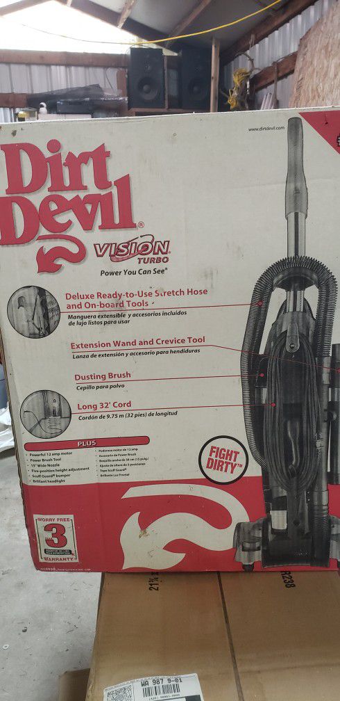 New In Box Dirt Devil Vision Turbo Vacuum Cleaner 