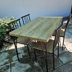 Breakfast Table With 4 Chairs