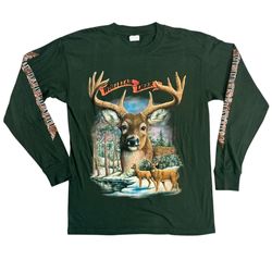 Y2K Whitetail Deer Big Buck Country T Shirt