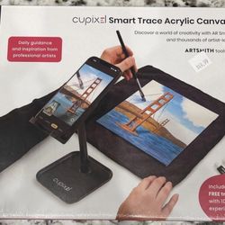 Cupixel Smart Trace Acrylic Canvas Paint Set Tools & Instruction NEW