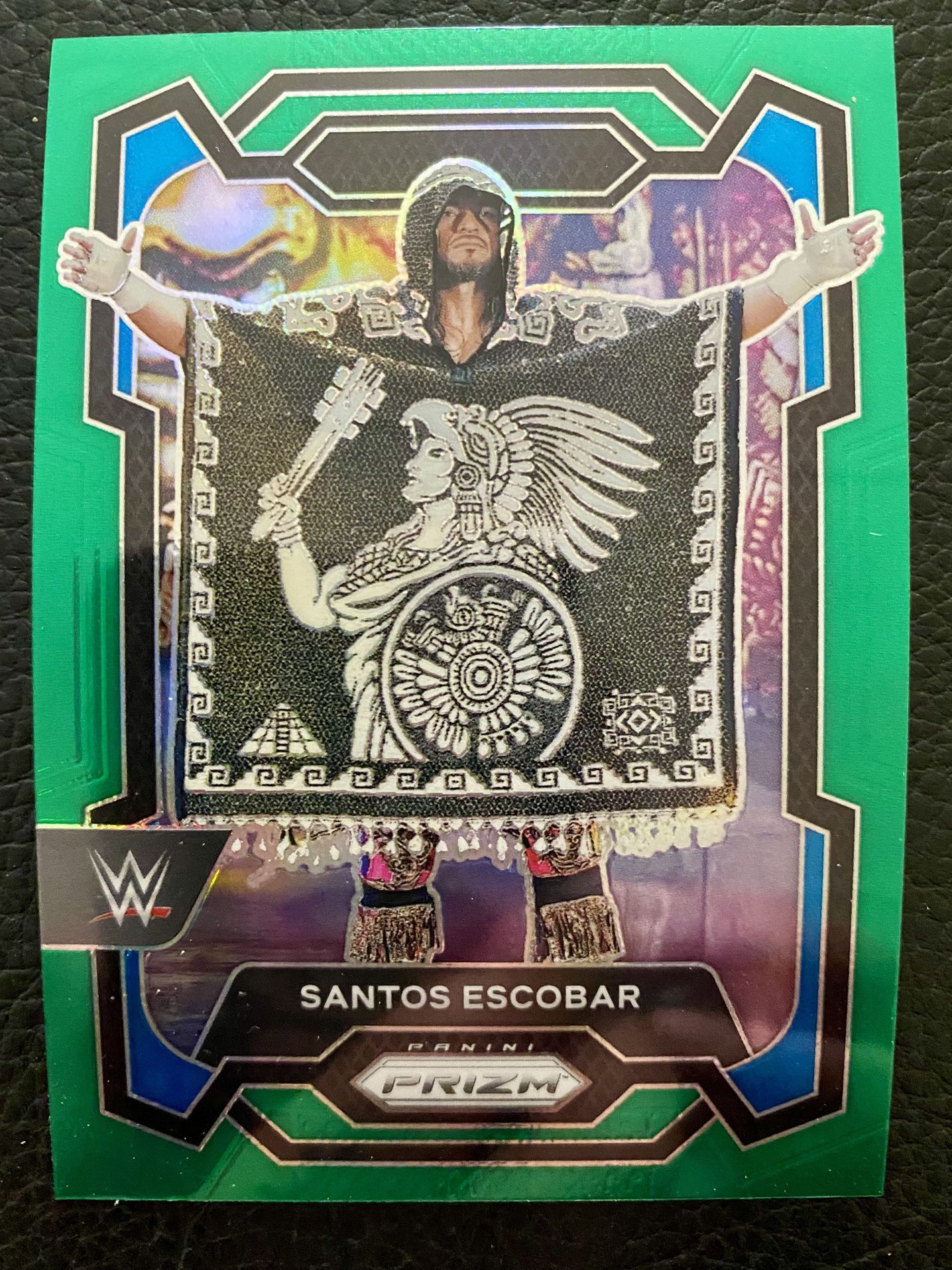 Santos Escobar 2024 Panini Prizm WWE #113 GREEN PRIZM! 