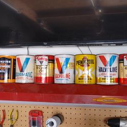 16 Vintage Oil Cans
