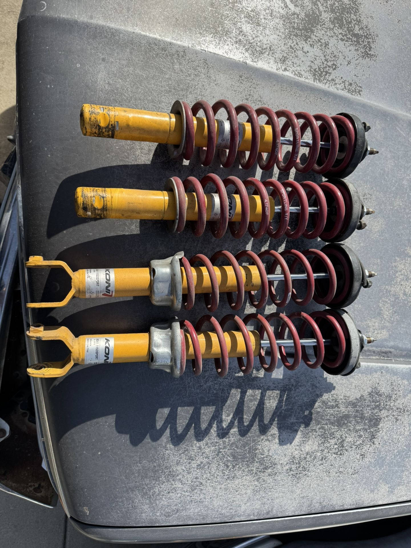 Koni Yellow/eibach Springs