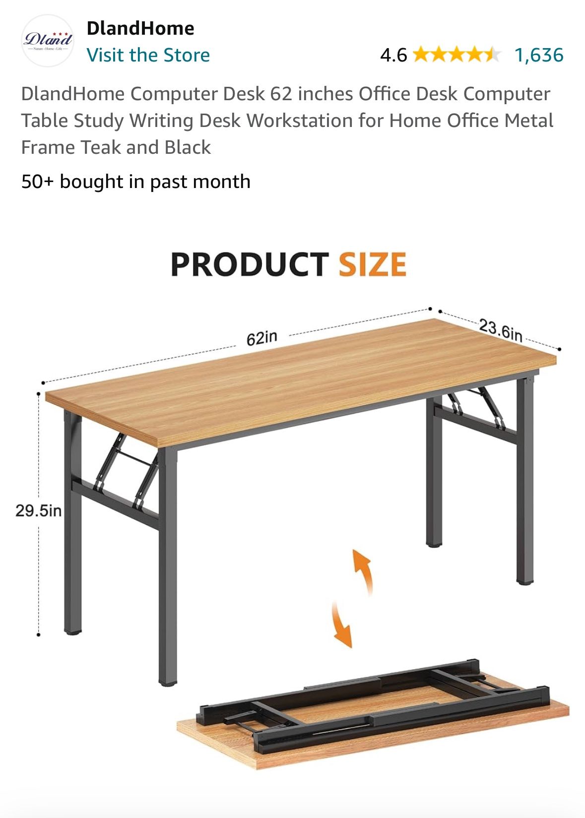 Two Foldable Desks