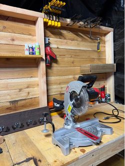 Hyper Tough 7/4” compound miter saw