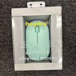 Bluetooth Mouse - Heyday™ Spring Teal: USB-a Connection, Wireless Technology