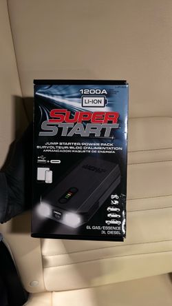 Super Start 1200 Amp Jump Starter - LJP1200