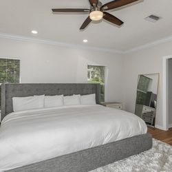 City Furniture Florida King Bed Frame and Mattress