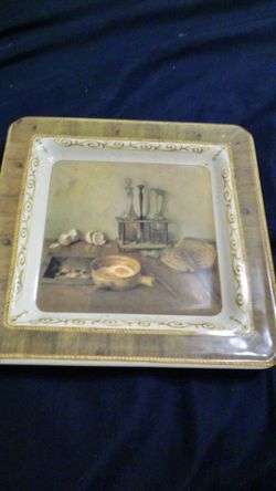 Square hanging plate