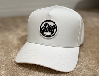 Dadgang all white athletic hat