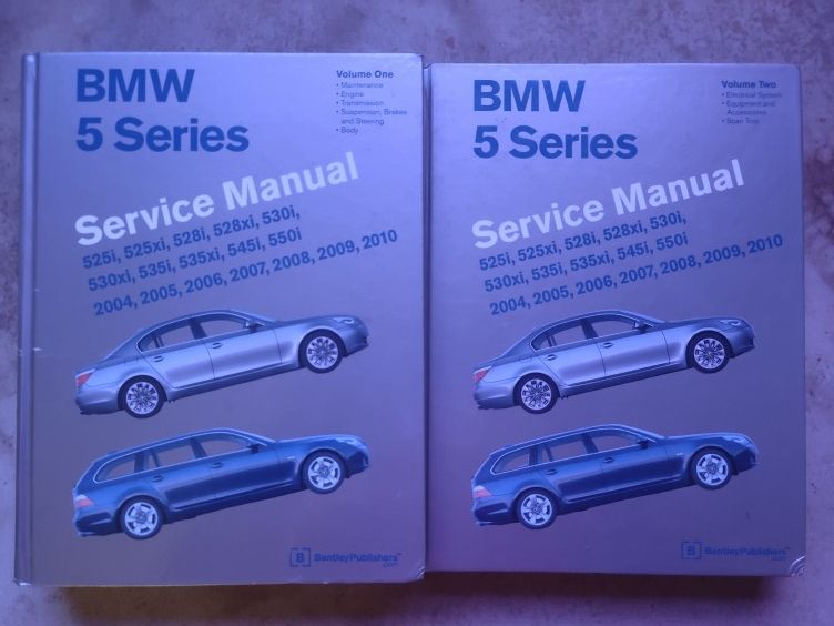 2004 2010 BMW 5 SERIES Service manuals