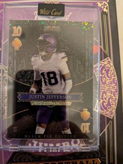 Justin Jefferson Wild Card Black Tie Edition 1/1