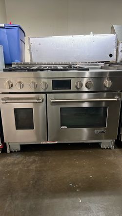 JENN AIR 48”WIDE GAS RANGE STOVE STAINLESS STEEL