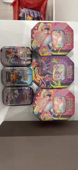 Pokemon Gengar/Clefable Tins Read Desc.