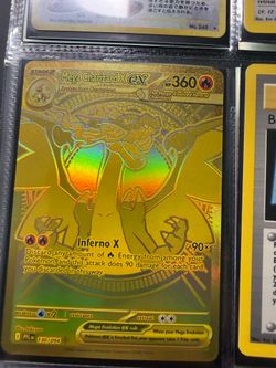 Gold Mega Charizard X