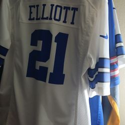 AUTHENTIC STITCHED NIKE NFL DALLAS COWBOY EZEKIEL ELLIOT JERSEY