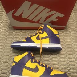 Sz 10 Nike Dunk High ‘Lakers’