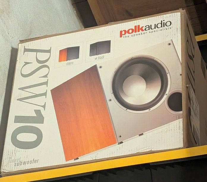 Polk Audio PSW10 Home Theater Subwoofer - Black