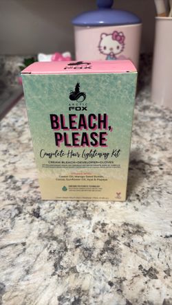 Bleach hair dye kit