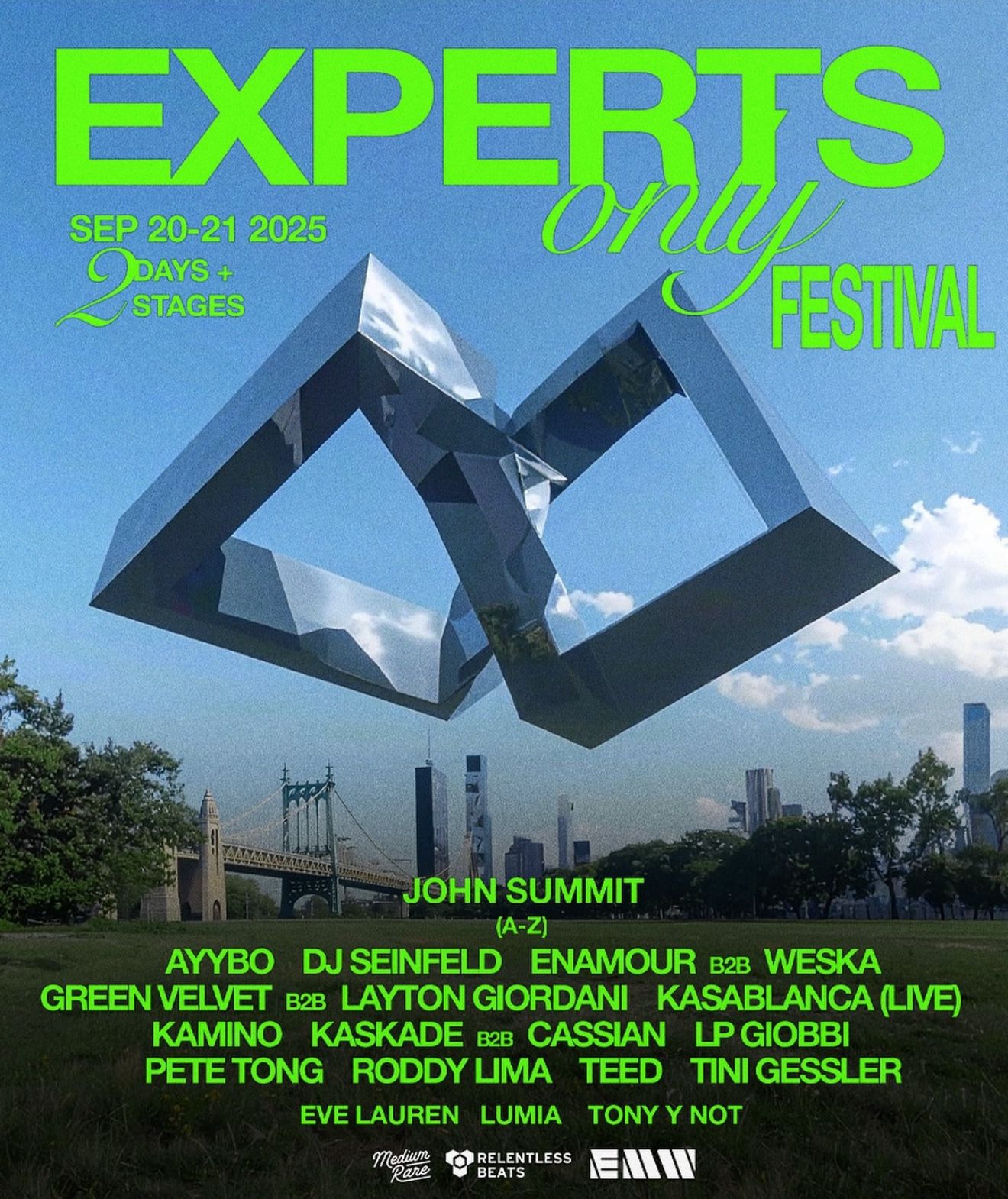 Experts Only Festival Tickets