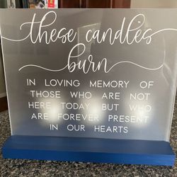 Wedding Memorial Sign 
