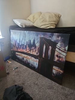 Large Brooklyn Bridge Canvas Wall Art