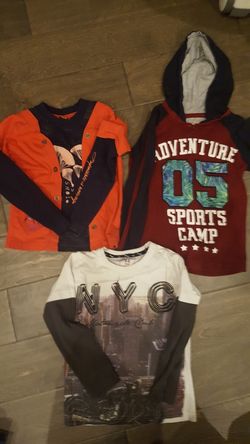 boys shirts 4T - 5T in good condition