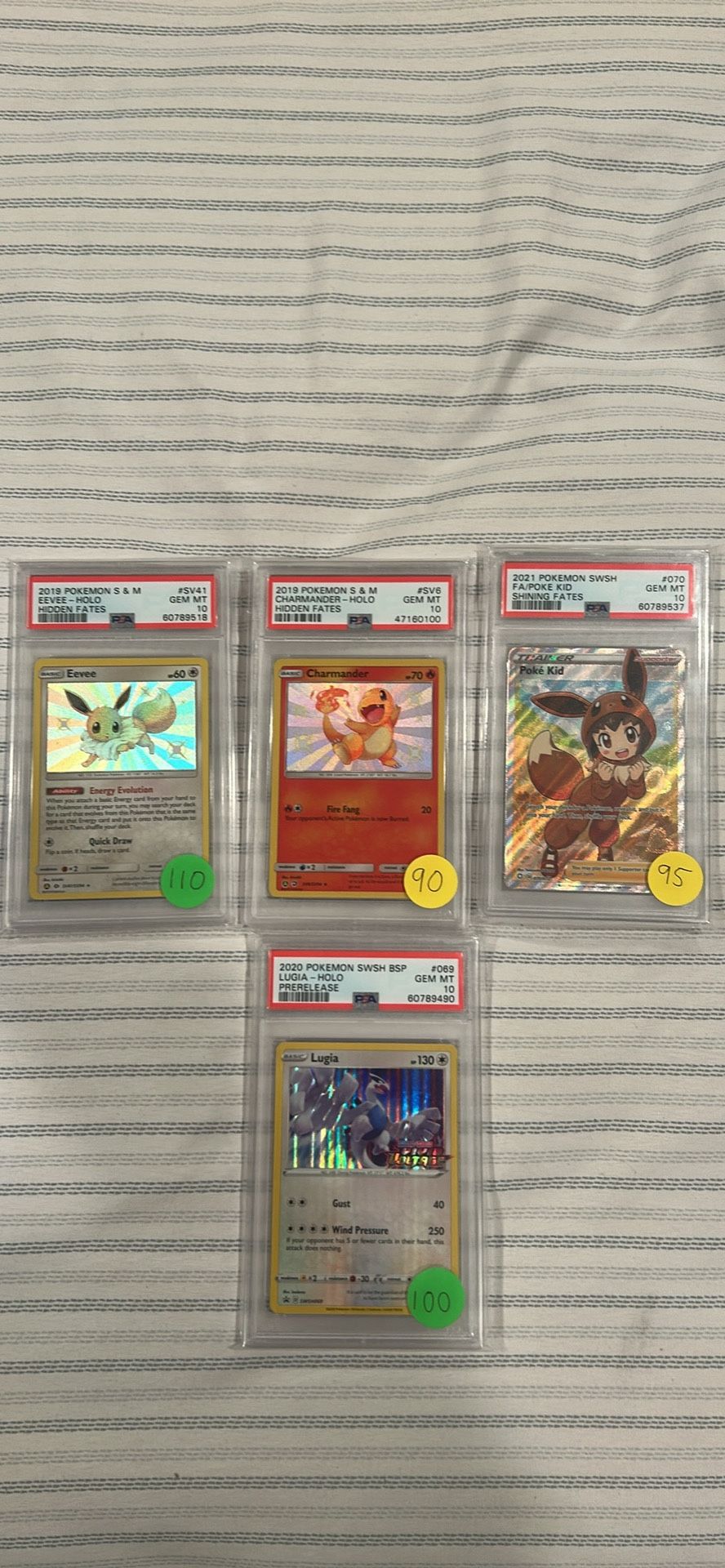 PSA 10 slab lot