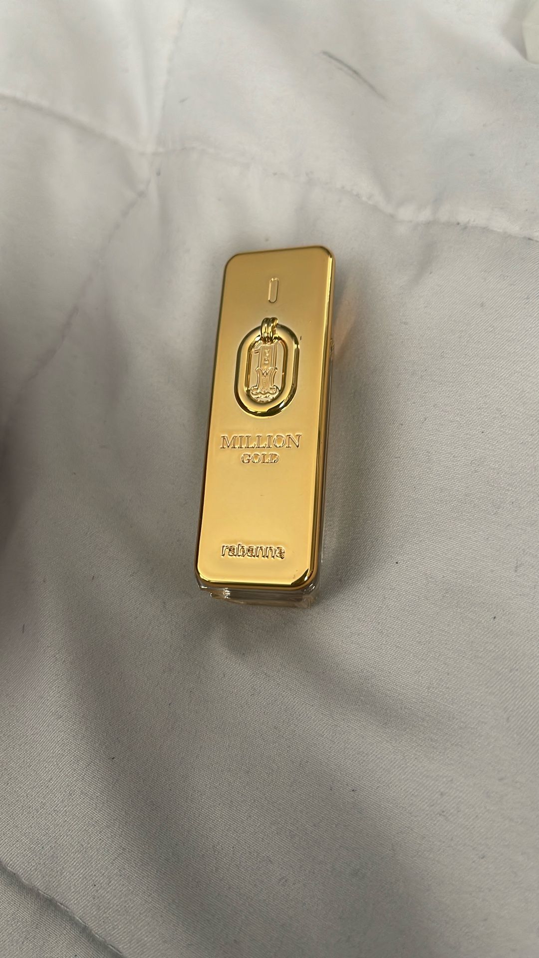 Million Gold Cologne Splash Bottle