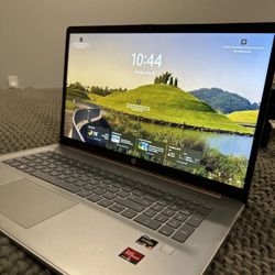 HP 17.3" Notebook FHD AMD Ryzen 5 5500U 8GB RAM 256GB SSD Pale Rose Gold