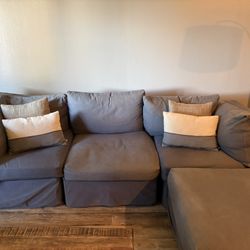 Pottery Barn sectional couch