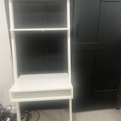 Leaning desk and shelf set - delivery 