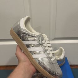 Adidas Samba Silver Sz 9 Women’s 