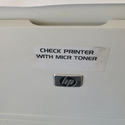 Check PRINTER WITH MAGNETIC TONER 