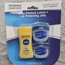 Vaseline lip jelly and lotion  a