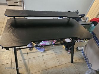 Gaming Table With Drink Holder