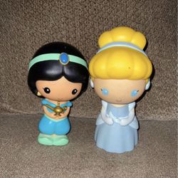 Disney Princess Cinderella & Princess Jasmine Piggy Banks
