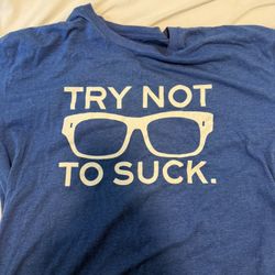 Cubs Try Not To Suck T-shirt XL